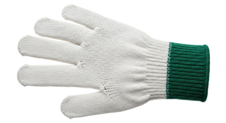 Isolated Knitted Work Glove
