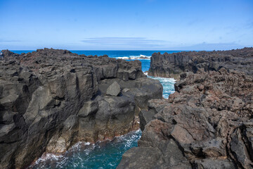 Volcanic cliffs and Atlantic ocean view