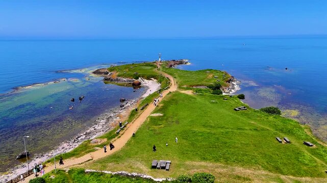 The Black Sea's Cape Jason with its magnificent nature. Ordu Cinemetic nature