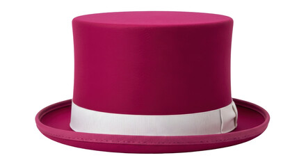 Isolated Pink Top Hat