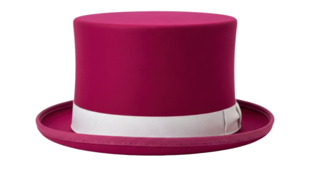 Isolated Pink Top Hat