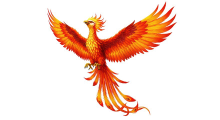 Isolated Phoenix Bird