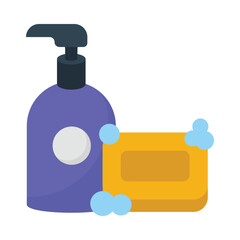 Soap  Flat Vector Icon Eps 10 Files