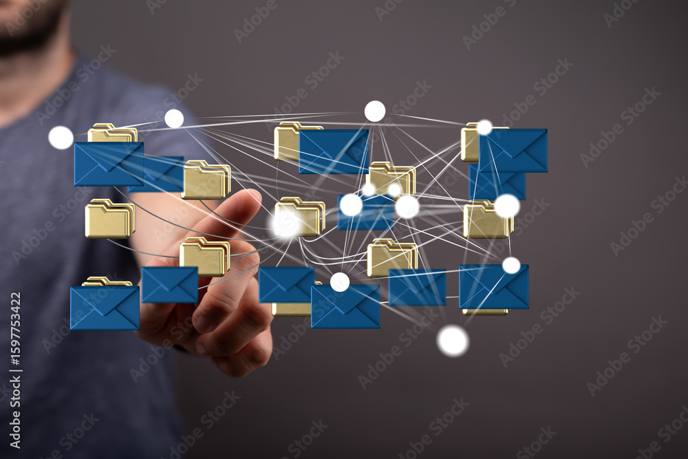 Poster efficiently manage your digital files and emails. improve organization and workflow.