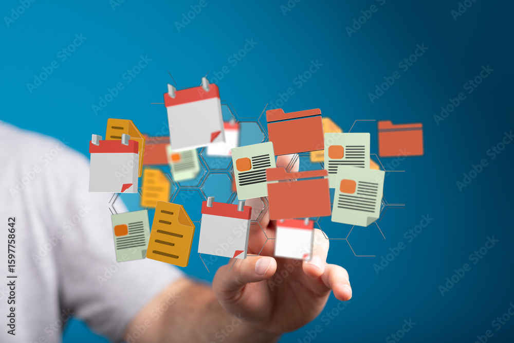 Poster organize your files with ease. improve workflow and productivity.