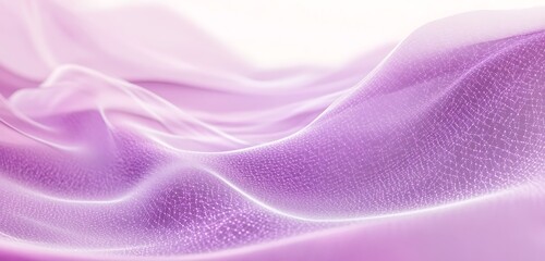 Soft lavender synaptic network stretching with smooth fluid motion UI concept design