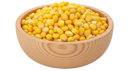 Isolated Bowl of Corn