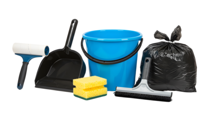 Essential Cleaning Supplies Set for Home or Office Cleaning Tasks