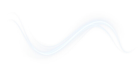 Horizontal blue light line with bright beam effect. PNG Overlay with shine, shimmer, and futuristic glow. Transparent background ideal for digital highlights, lasers, or energy sparks