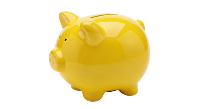 Isolated Piggy Bank