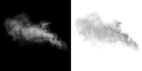 Grey fog PNG with transparent background. Overlay smoke perfect for weather themes, freeze effects, or chilling abstract compositions. High-resolution overlay.
