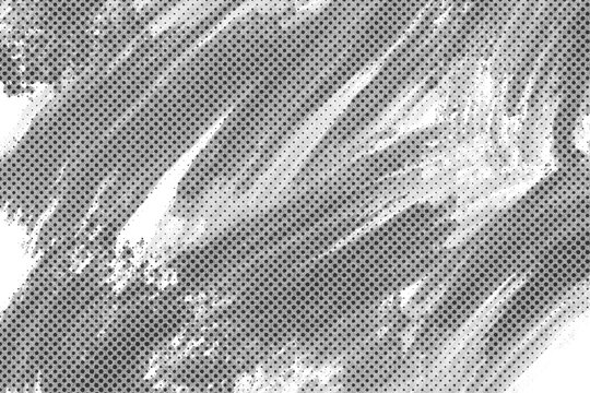 Halftone Grunge Texture Background &ndash; Vector Dots Abstract Overlay for Design & Illustration
