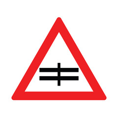 Triangle Cross Road with Dual Carriageway