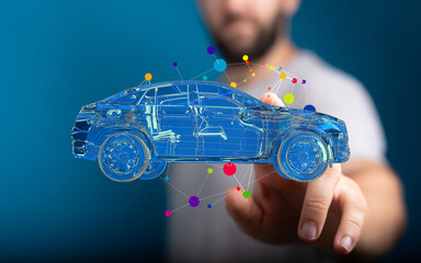 Cutting-edge automotive technology.  Explore digital car design and innovation.