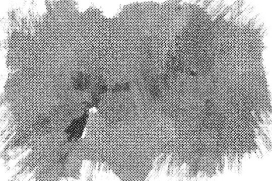 Halftone Grunge Texture Background &ndash; Vector Dots Abstract Overlay for Design & Illustration