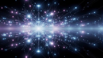 Self learning AI interface with evolving neural pathways digital feedback loops and luminous nodes inside dark immersive artificial intelligence visualization