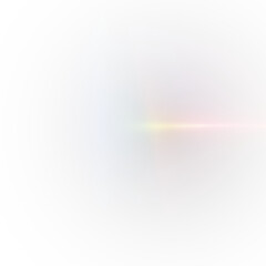 Rainbow prism light PNG with colorful spectrum crystal overlay. Transparent glowing refraction effect for optical, dreamy, or abstract designs. Perfect for light flare illustrations.