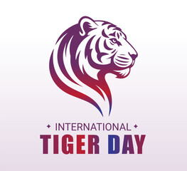 International Tiger Day illustration design