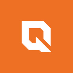 Geometric Letter Q or G Logo Design Vector Template