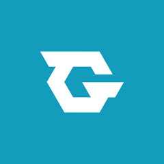 Hexagon Letter G Logo Design Vector Template