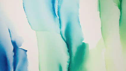 Abstract paint flow background with blue and teal