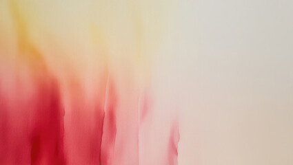 Red yellow watercolor texture background with soft edges