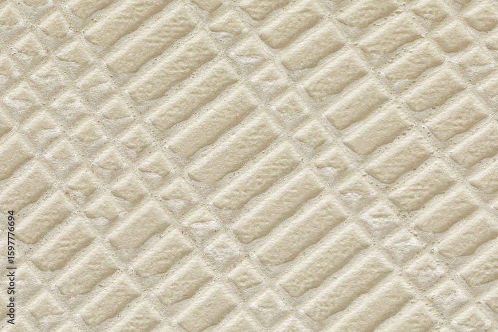 Poster high-resolution image of a beige stone brick texture. perfect for backgrounds and design projects.