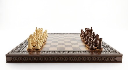 Chess strategy game board competition pieces pawn knight rook queen king checkmate tournament intellect