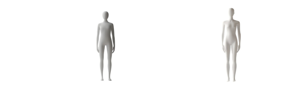 3D rendering of a white, simplistic human figure standing upright. Perfect for various conceptual and graphical design uses isolated (2).png