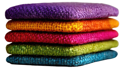 Stacked Squares of Vibrant Hues: a visually stunning composition showcasing an array of richly colored, stacked squares. Each square exudes unique texture, creating a captivating feast for the eyes