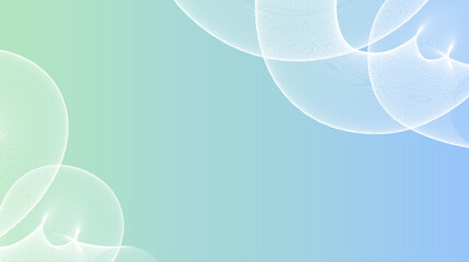 Vector abstract Spiral Grid torus Design Green to bright Blue Gradien