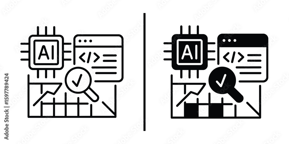 Poster ai in the digital world: conceptual illustrations showcasing the transformative power of artificial 