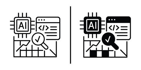AI in the digital world: Conceptual illustrations showcasing the transformative power of Artificial Intelligence (AI) in the realms of technology and data analysis.