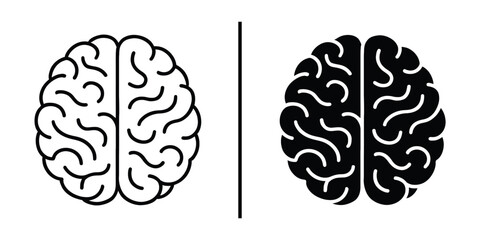 Brain Dualities: A striking illustration showcasing the contrasting aspects of the mind, presented in a captivating split view.