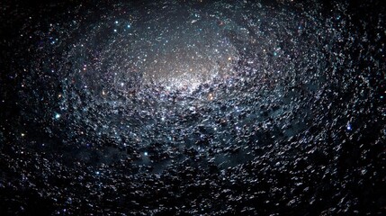 Obraz premium Detailed View Of A Galaxy In Deep Space