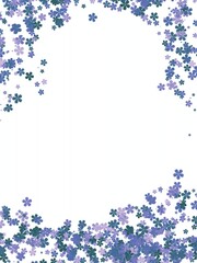 Flower frame background