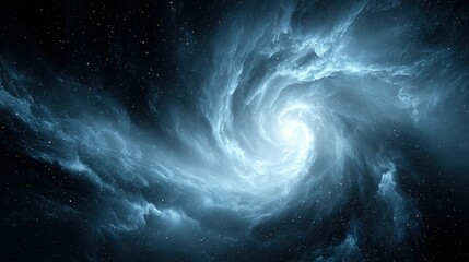 Spiral Galaxy Nebula In Deep Space