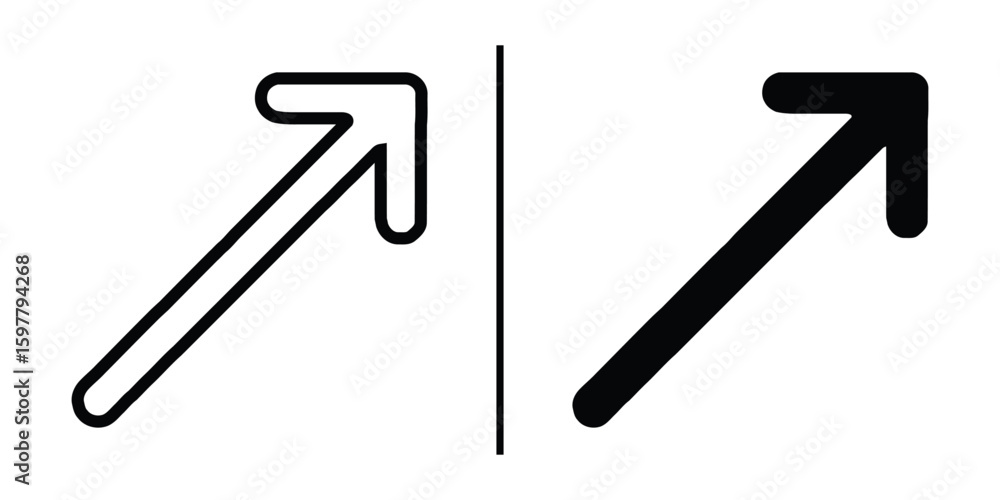 Poster ascending arrow: a striking illustration of a bold, upward-pointing arrow, symbolizing progress and 