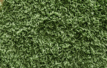 High-resolution image of green shag carpet texture. Perfect for backgrounds and design projects.