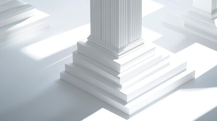 Obraz premium columns of columns