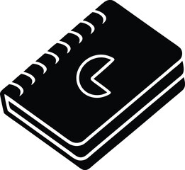 contact book vector icon.