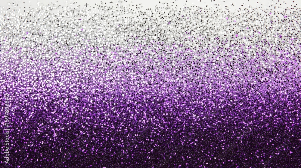 Canvas Prints abstract purple and silver glitter gradient background texture.