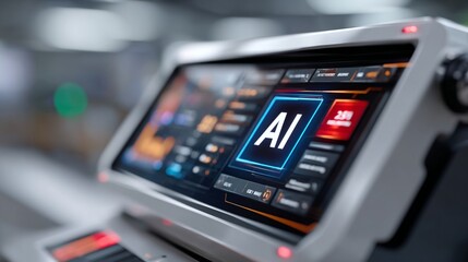 High-Tech AI Strategy Interface