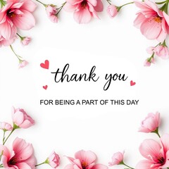 Thank you card