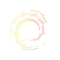 Abstract circular pattern. Twirl design. Connect circles illustration
