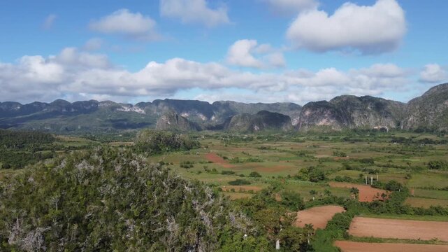 Vi&ntilde;ales Cuba Drone View 14 &ndash; Aerial Landscape of Mogotes and Lush Cuban Valley