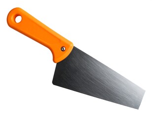 Orange-handled metal utility knife
