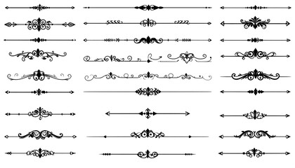 Collection of decorative dividers (2)