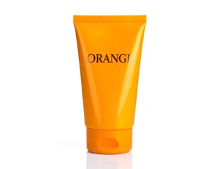 Orange tube of sunscreen (3)