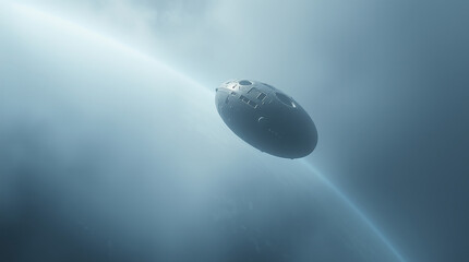 football soccer ball on blue sky